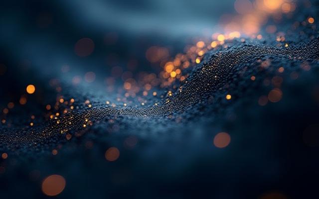 A visual representation of stress waves propagating through a carbon fiber composite, indicating high-fatigue resistance.