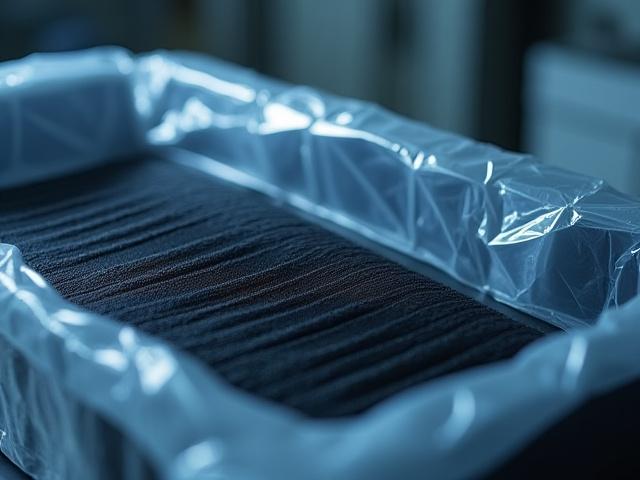 Precision composite layup mold with carbon fiber plies inside.